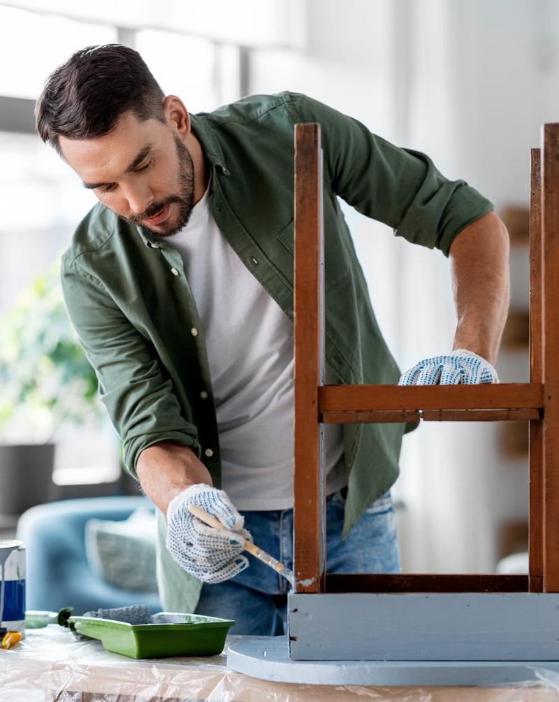 Professional furniture painting services in Dubai for home decor