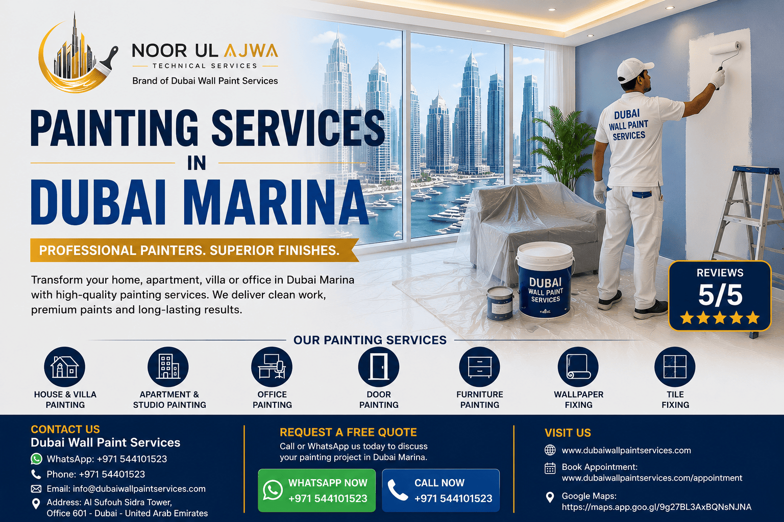 Painting Services in Dubai Marina