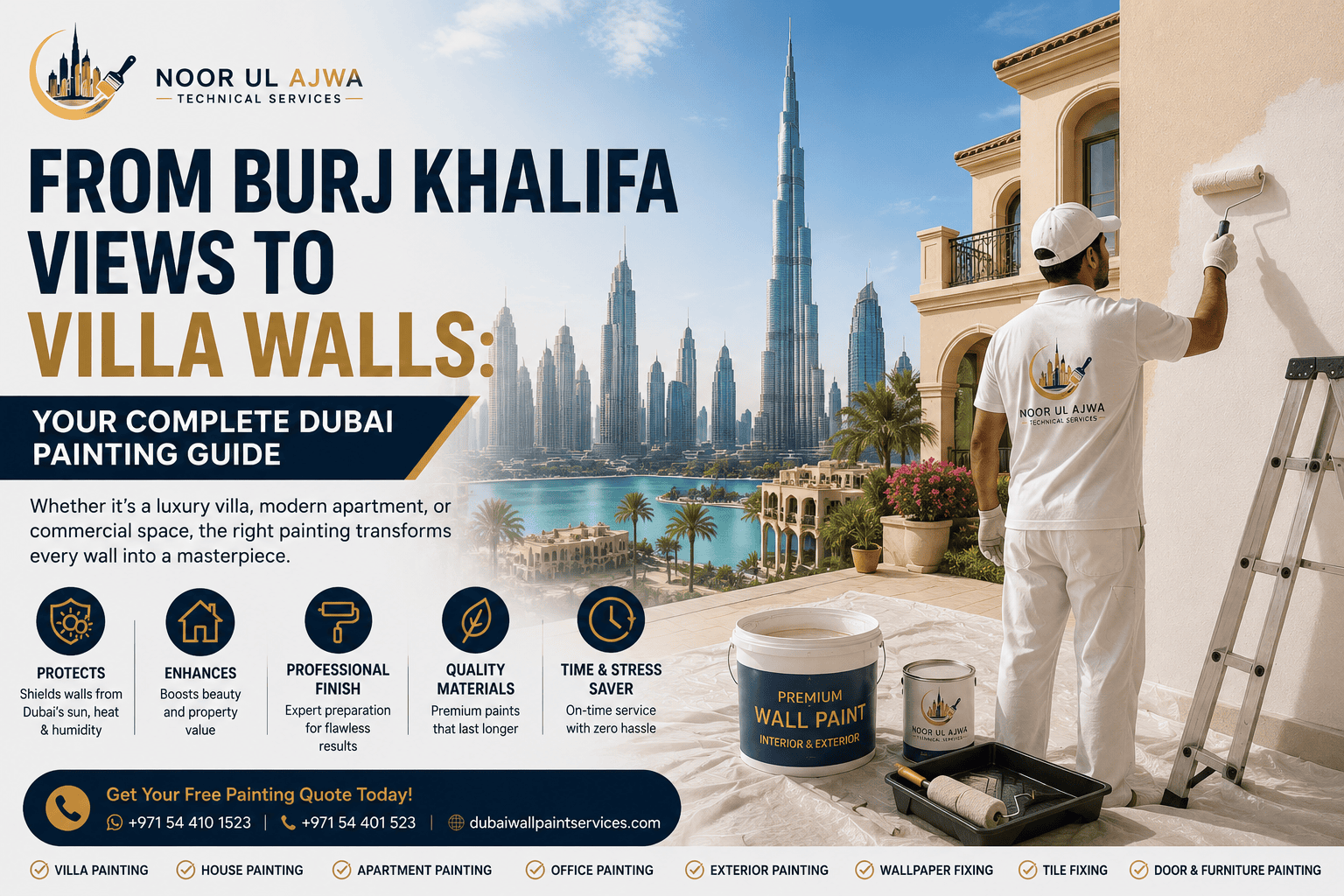 From Burj Khalifa Views to Villa Walls: Your Complete Dubai Painting Guide