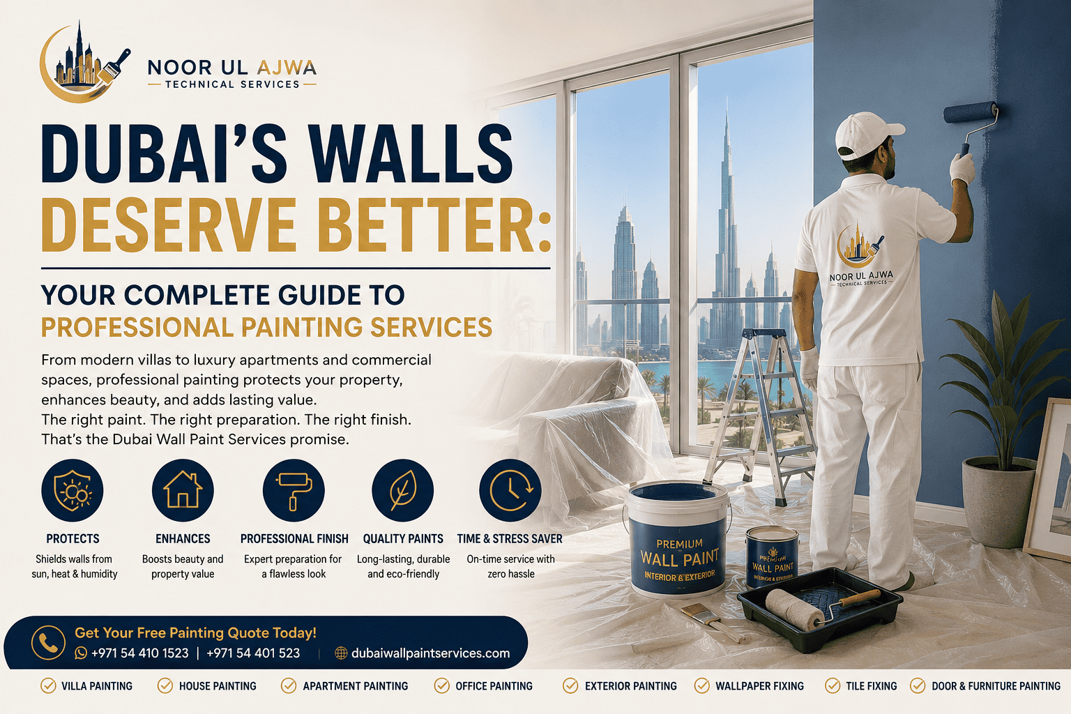 Dubai’s Walls Deserve Better: Your Complete Guide to Professional Painting Services