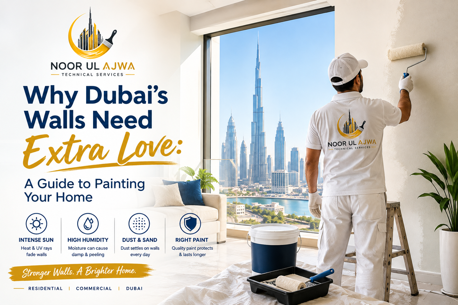 Why Dubai’s Walls Need Extra Love: A Guide to Painting Your Home